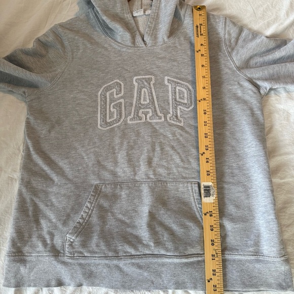 GAP Women’s Heather Gray Pullover Hoodie, Size L - Picture 4 of 8